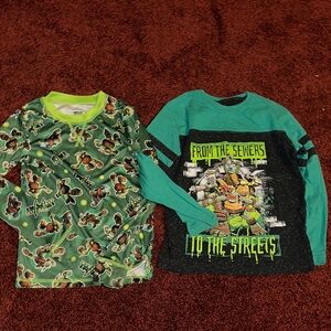 Two Ninja Turtle Shirts